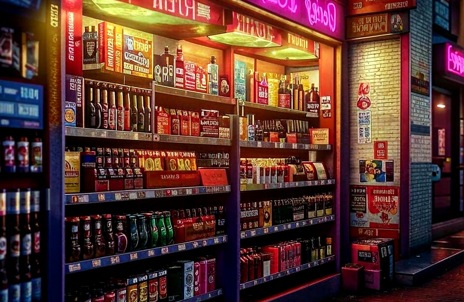 Продуктовый магазин с контрактами