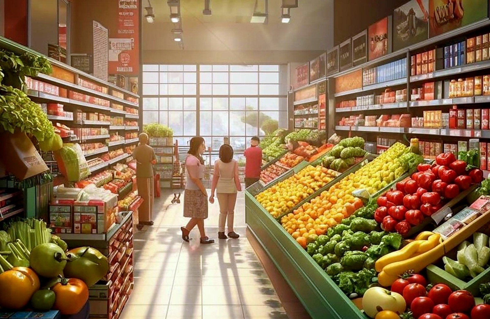 Продуктовый магазин 1 год на рынке