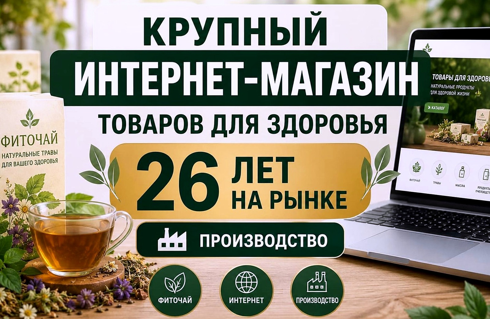Продуктовый магазин 26 лет на рынке